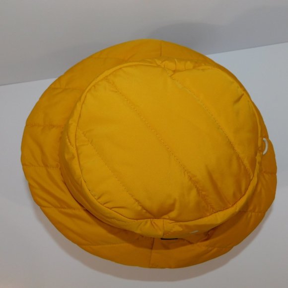 Tilley Abbott Quilted Bucket Hat Women XL Yellow Insulated Adjustable - Picture 11 of 11